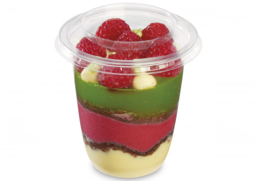 Couvercle coupe à dessert rond transparent Ø 8,1 cm 9,3 cm Servipack Alphaform (50 pièces)