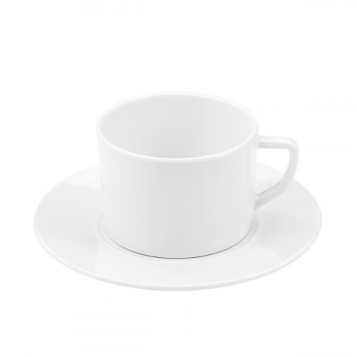 Sous-tasse à thé rond blanc mélamine Ø 15 cm Prestige Platex