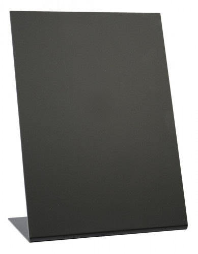 Ardoise de table rectangulaire noir 21,5x15x8,5 cm Securit (3 pièces)