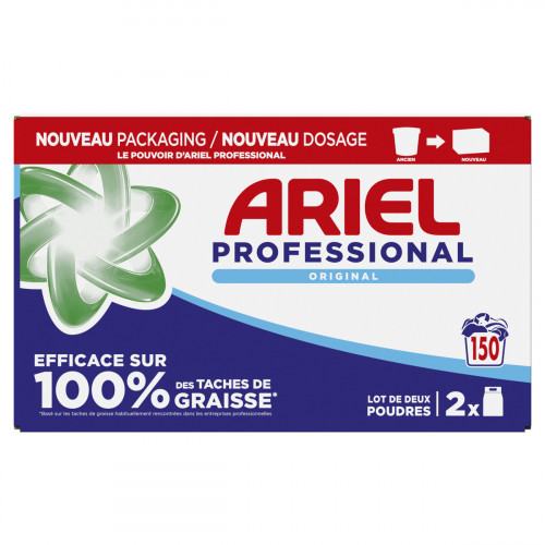 Lessive poudre 150 doses Ariel