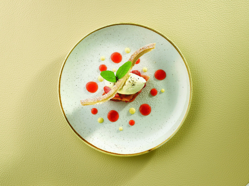 Assiette coupe plate rond barley white porcelaine vitrifiée Ø 28,8 cm Stonecast Barley Churchill