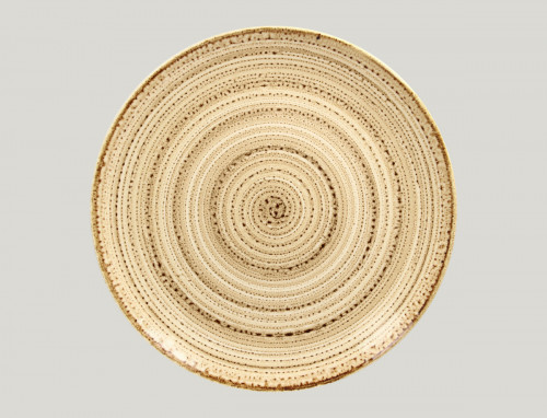 Assiette coupe plate rond beach porcelaine vitrifiée Ø 15 cm Twirl Rak