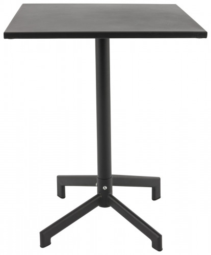 Table avec système pliant d'extérieur gris anthracite 60x60x75,5 cm Pigalle Flexmob