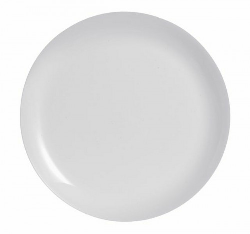 Assiette plate rond gris verre opal Ø 27,3 cm Evolutions Arcoroc