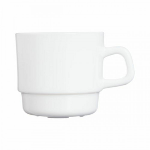 Tasse à thé rond blanc verre opal 22 cl Ø 7,75 cm Restaurant Arcoroc