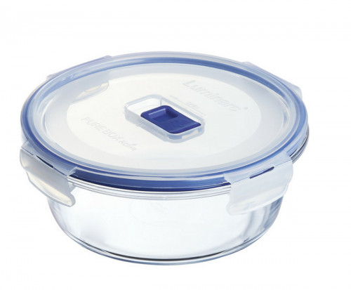 Boîte avec couvercle rond transparent verre trempé Ø 17,54 cm Pure Box Active Luminarc