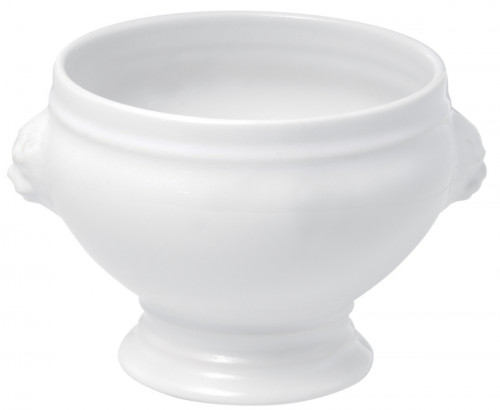 Soupière tête de lion rond blanc porcelaine culinaire Ø 11,5 cm French Classics Revol