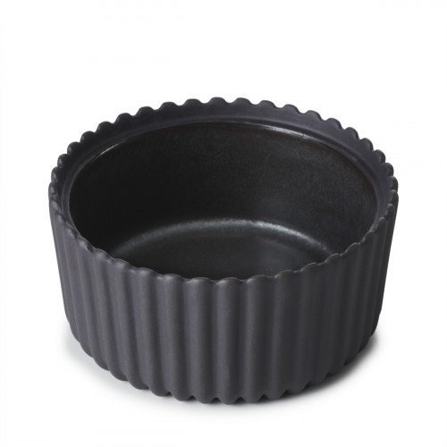 Ramequin rond noir porcelaine culinaire 10 cl Ø 9 cm Pekoe Revol