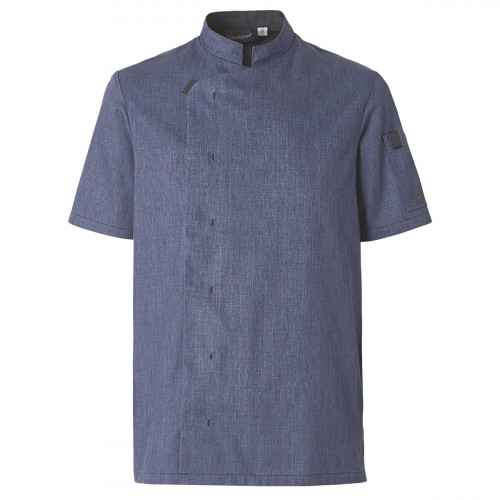 Veste homme manches courtes bleu T4 Shade Molinel