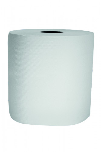 Bobine à dévidage central blanc ouate de cellulose 30x20,9 cm (2 pièces)