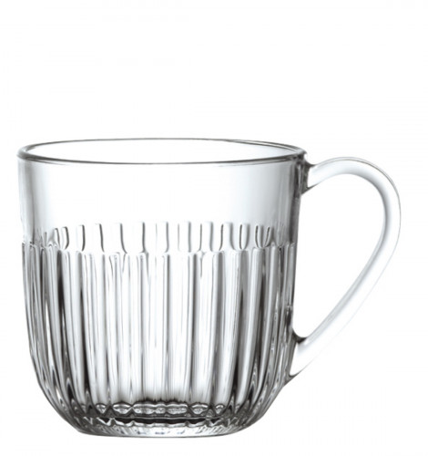 Tasse transparent verre pressé 25 cl Ø 8,5 cm Ouessant La Rochere