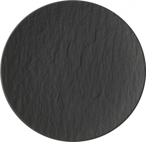 Assiette coupe plate rond noir porcelaine Ø 21 cm The Rock Villeroy & Boch