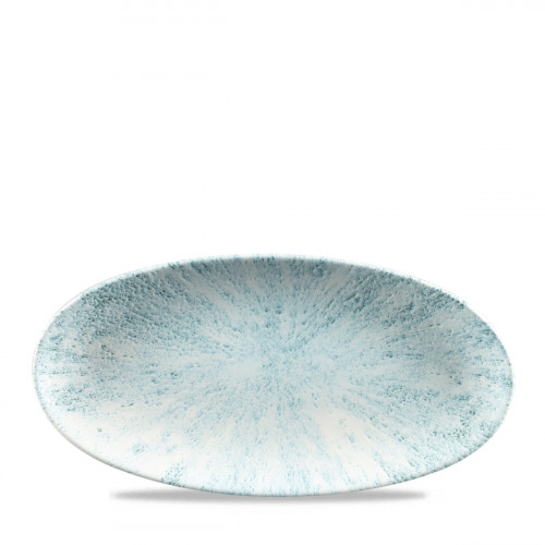 Plat ovale Aquamarine porcelaine vitrifiée 29,9x15 cm Stone Aquamarine Churchill