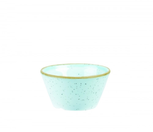 Pot à sauce rond bleu porcelaine vitrifiée Ø 8 cm Stonecast Duck Egg Churchill
