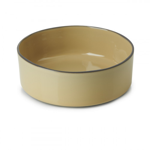 Assiette creuse rond beige porcelaine culinaire Ø 14 cm Caractère Revol