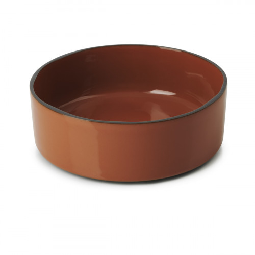 Assiette creuse rond rouge porcelaine culinaire Ø 14 cm Caractère Revol