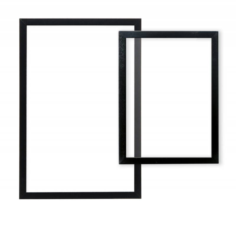 Ardoise murale rectangulaire noir 40x30x1 cm Woody Securit