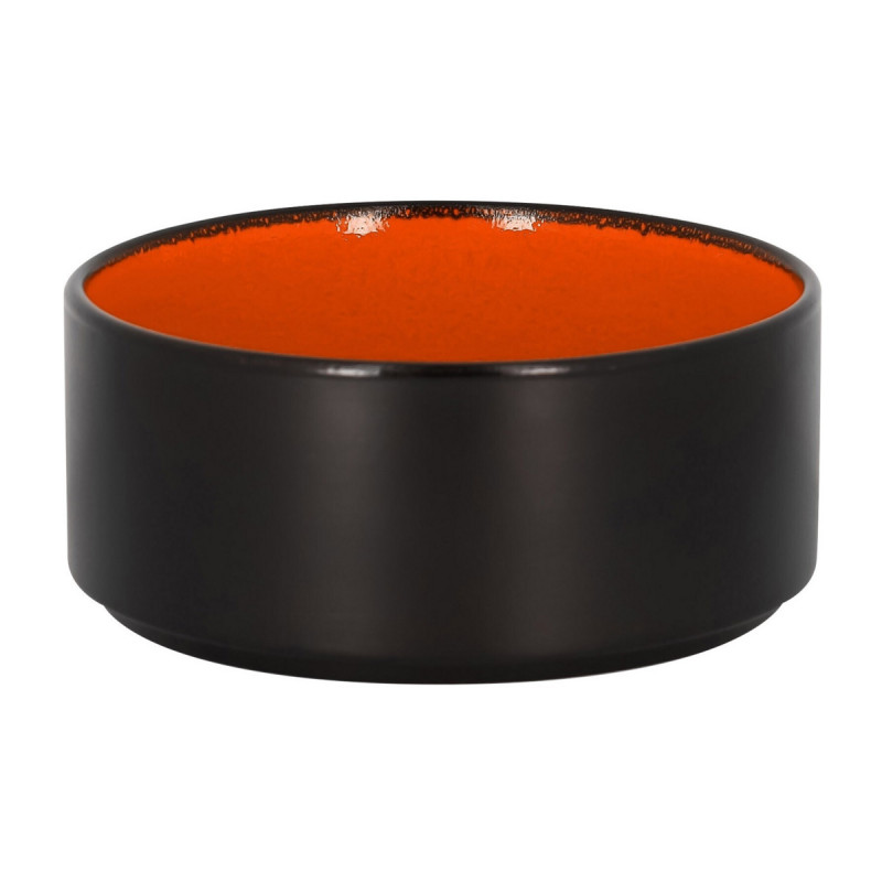 Bol rond orange porcelaine vitrifiée Ø 14 cm Fire Rak