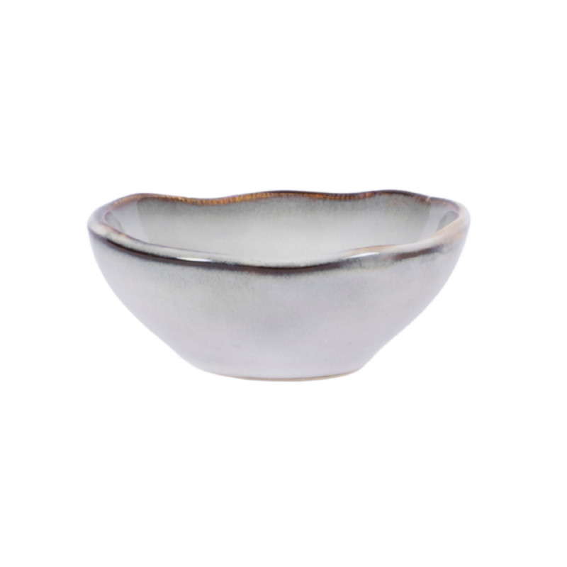 Coupelle organique rond gris grès émaillé Ø 8,3 cm Sky Pro.mundi