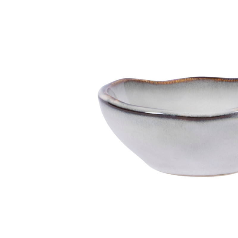 Coupelle organique rond gris grès émaillé Ø 8,3 cm Sky Pro.mundi