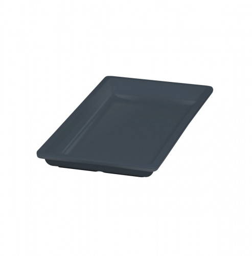 Bac mélamine gris 176x325x30 mm Vestah Platex