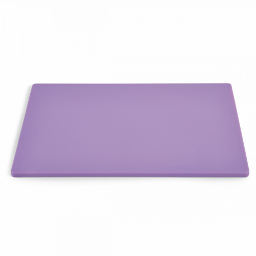 Planche à découper polyéthylène haute densité (pehd) violet 60x40x2 cm Pâtissier Sans rigole Réversible