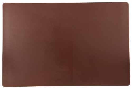 Planche à découper polyéthylène haute densité (pehd) marron 53x32,5x2 cm GN 1/1 Sans rigole Réversible Pro.cooker