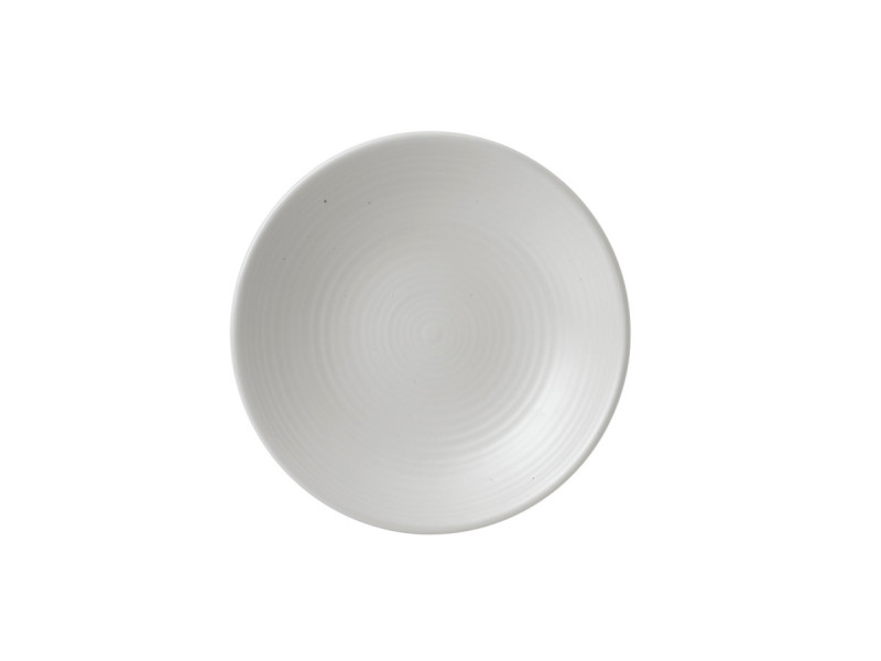 Assiette creuse rond blanc porcelaine Ø 24,3 cm Evo Pearl Dudson
