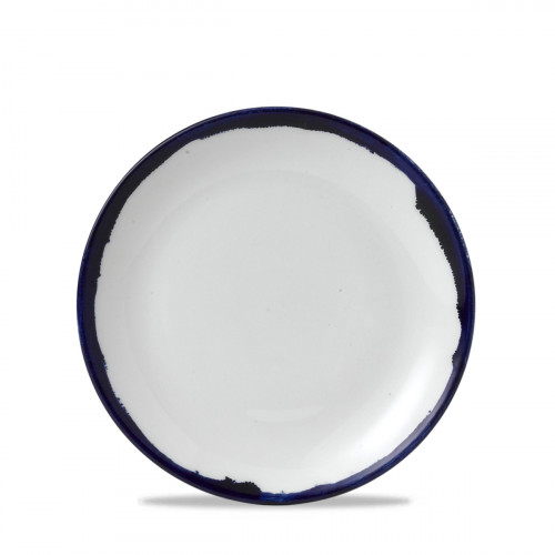 Assiette coupe plate rond Ink porcelaine vitrifiée Ø 16,5 cm Harvest Dudson