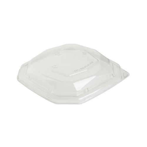 Couvercle pour boîte 65CL octogonal transparent 19,1x19,1x3,5 cm Octabagasse Duni (50 pièces)