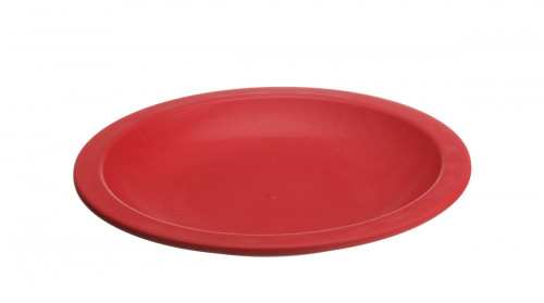 Assiette rond rouge fibre végétale Ø 13,4 cm Lilitouch Saint Romain