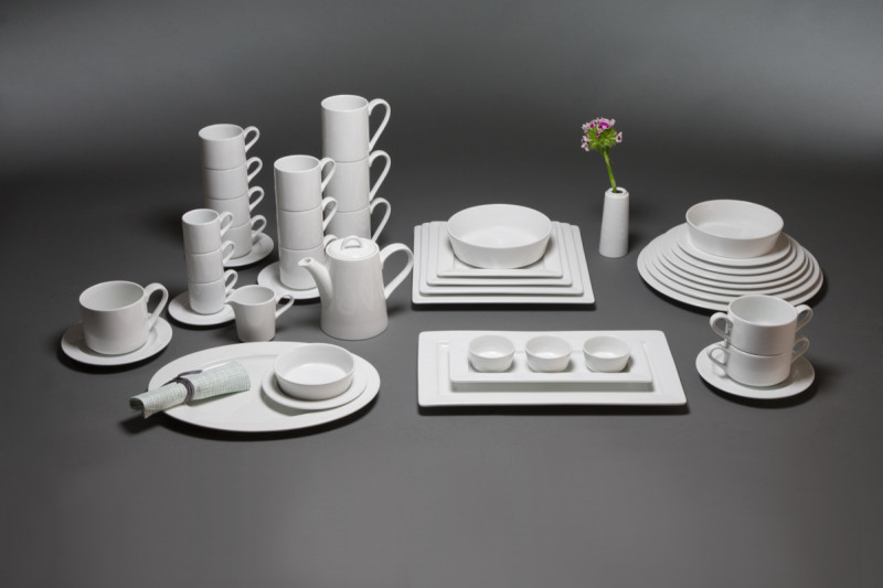 Assiette plate rond blanc porcelaine vitrifiée Ø 29,2 cm Access Rak