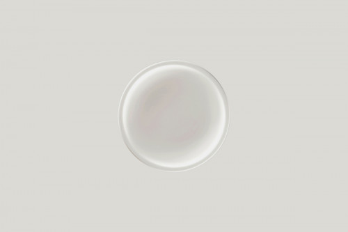 Assiette coupe plate rond blanc porcelaine vitrifiée Ø 16,2 cm Rakstone Ease Rak