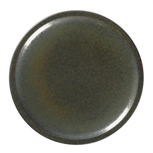 Assiette coupe plate rond noir porcelaine vitrifiée Ø 27,5 cm Rakstone Ease Rak