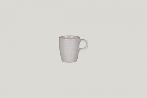Tasse à expresso rond gris porcelaine vitrifiée 9 cl Ø 5,8 cm Rakstone Ease Rak