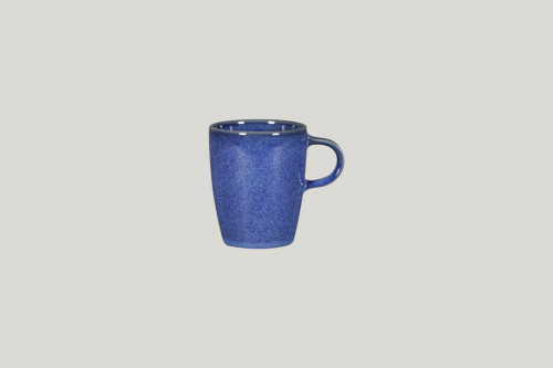 Tasse à thé bleu porcelaine vitrifiée 20 cl Ø 7 cm Rakstone Ease Rak