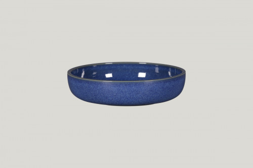 Assiette coupe creuse rond bleu porcelaine vitrifiée Ø 19,8 cm Rakstone Ease Rak