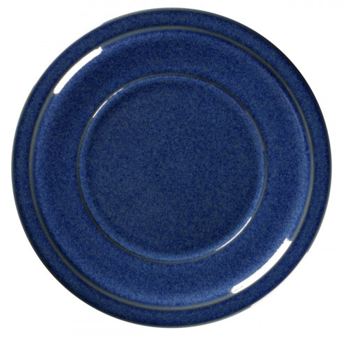 Assiette plate rond bleu porcelaine vitrifiée Ø 20,2 cm Rakstone Ease Rak