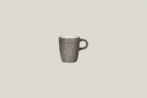Tasse à expresso rond gris porcelaine vitrifiée 9 cl Ø 5,8 cm Rakstone Ease Rak