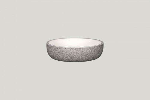 Assiette coupe creuse rond gris porcelaine vitrifiée Ø 16 cm Rakstone Ease Rak