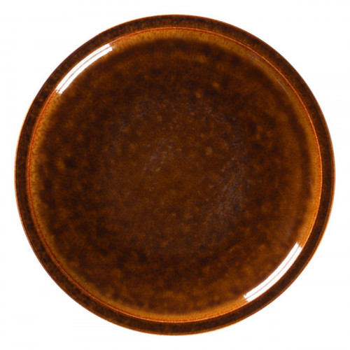 Assiette coupe plate rond cuivre porcelaine vitrifiée Ø 20,4 cm Rakstone Ease Rak