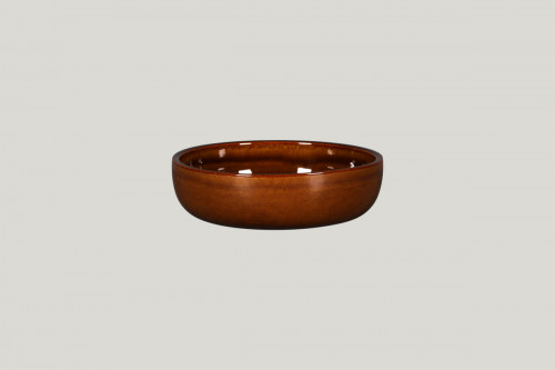 Assiette coupe creuse rond cuivre porcelaine vitrifiée Ø 16 cm Rakstone Ease Rak