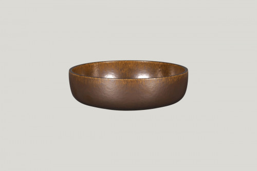 Bol rond bronze porcelaine vitrifiée Ø 20 cm Rakstone Ease Rak
