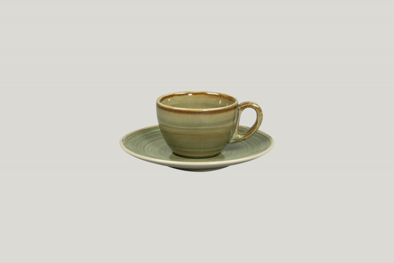 Tasse à café Emerald porcelaine vitrifiée 15 cl Ø 8 cm Rakstone Spot Rak