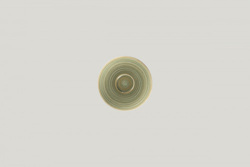 Sous tasse à espresso rond Emerald porcelaine vitrifiée Ø 12,5 cm Rakstone Spot Rak