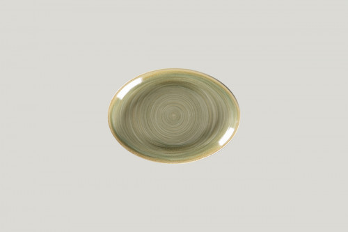 Plat ovale Emerald porcelaine vitrifiée 21 cm Rakstone Spot Rak
