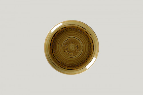 Assiette coupe plate rond Garnet porcelaine vitrifiée Ø 20,9 cm Rakstone Spot Rak