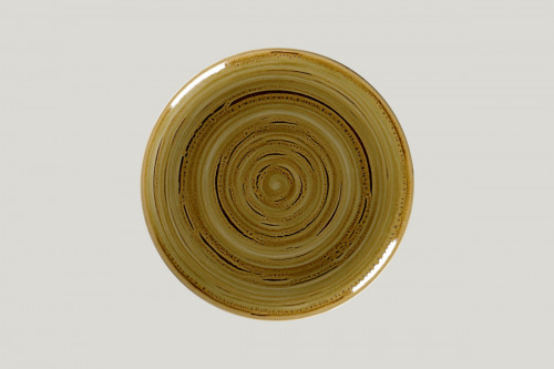 Assiette coupe plate rond Garnet porcelaine vitrifiée Ø 26,7 cm Rakstone Spot Rak