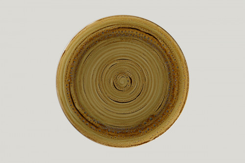 Assiette coupe plate rond Garnet porcelaine vitrifiée Ø 29,3 cm Rakstone Spot Rak