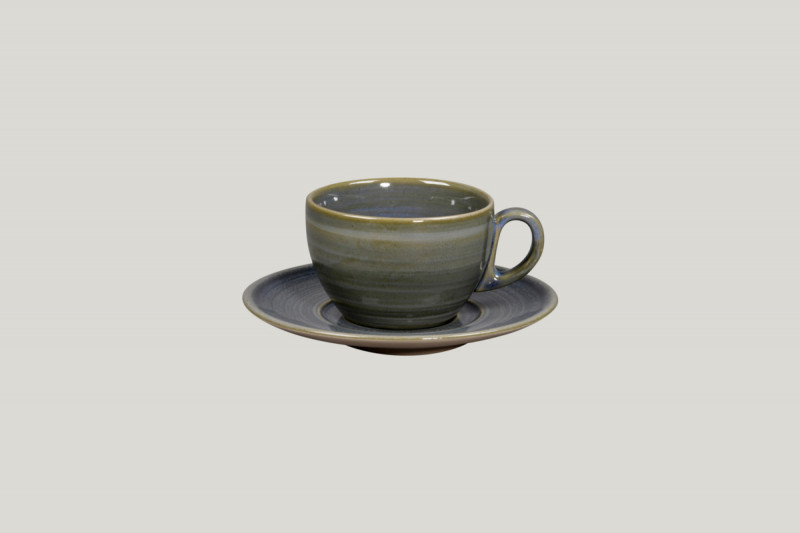 Tasse à thé Jade porcelaine vitrifiée 23 cl Ø 9 cm Rakstone Spot Rak